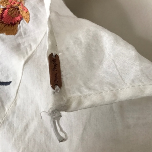 Free People Pavlo Babydoll Boho Embroidered Dress - Picture 8 of 8